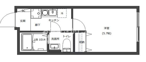 D-STYLE蓮根【おとり物件なし】#学生・社会人にオススメ！初期費用分割払いOK！の間取り