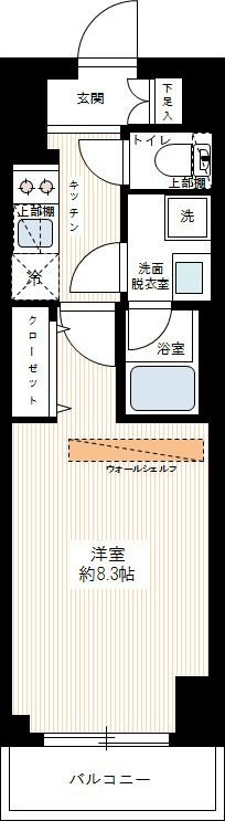 ブライズ亀戸ＤＵＥの間取り|間取りです。