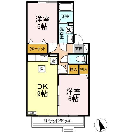 ピュアメゾン西大寺の間取り