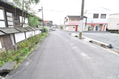 【前面道路含む現地写真】 | 鹿屋市串良町岡崎(全2筆)　売地 | 南側