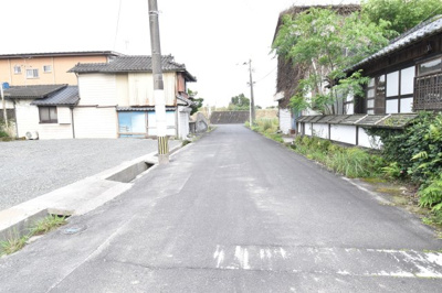 【前面道路含む現地写真】 | 鹿屋市串良町岡崎(全2筆)　売地 | 南側