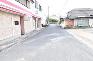 【前面道路含む現地写真】 | 鹿屋市串良町岡崎(全2筆)　売地 | 西側