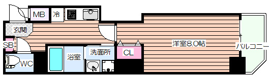 【間取り】 | エスライズ天満橋