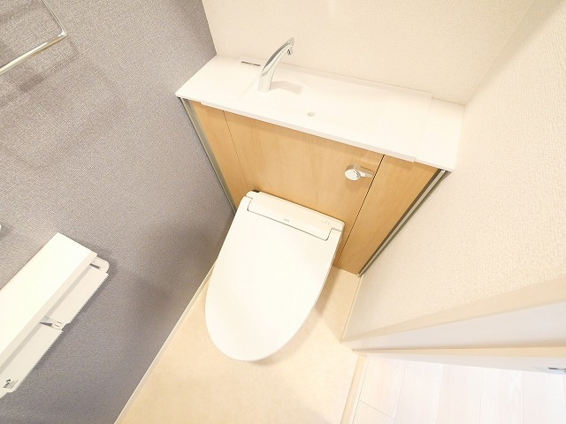 ハイツ大和のトイレ|シンプルで使いやすいトイレです
