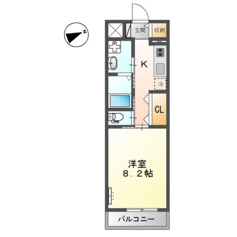 フレンドリー京橋の間取り