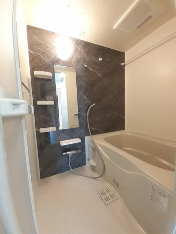 あかつき　Ｂの浴室|コンパクトで使いやすいお風呂です