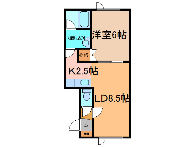 ハウスオブローズ3の間取り