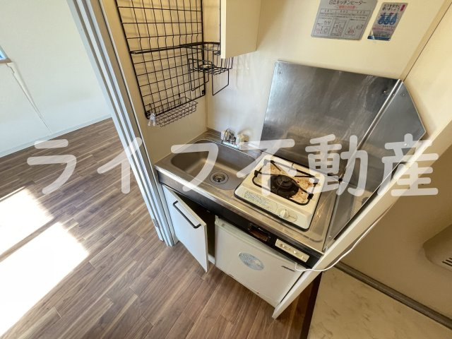 ゴッドフィールド布施のキッチン|コンパクトなキッチンで掃除もラクラク