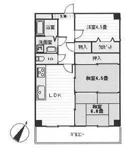 マテルレジデンスの間取り
