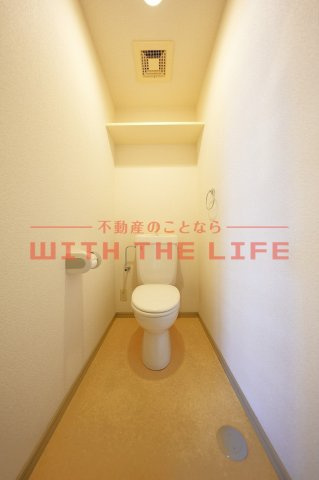 クロスロード【キャッシュバック対象物件】のトイレ|トイレもきれいです