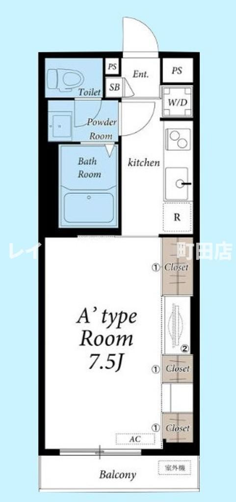 リブリ・プモリ２※初期費用分割あと払いサービス利用可能物件の間取り