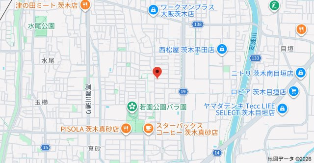 ソフィア若園の地図