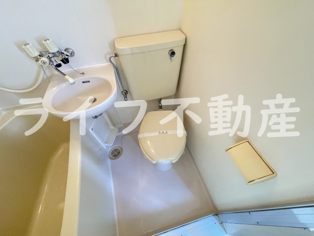 足代マンションのトイレ|コンパクトで使いやすいトイレです