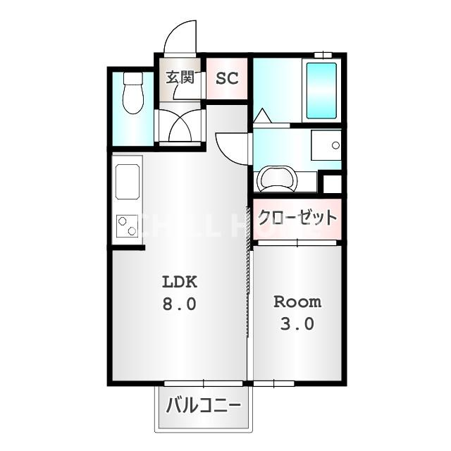 サンモールの間取り|当社、チルホームのHPもご覧ください(^^)/物件情報多数♪