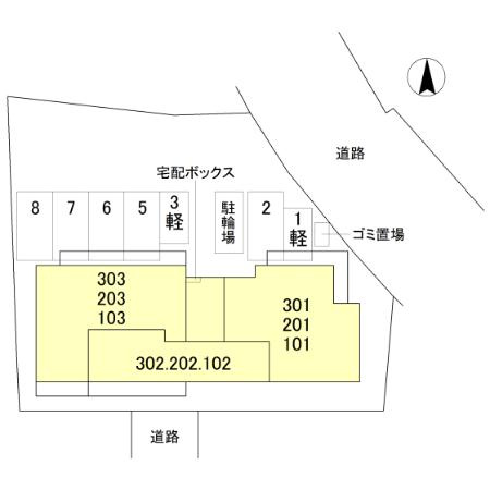 ドエルエミネンス達の区画図