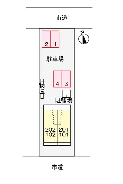 エストレーラの駐車場