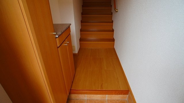 グランソレイユＡの玄関|毎日通る玄関はこちらです