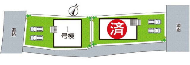 ★亀岡市河原町　第2期　新築一戸建ての区画図|全２区画