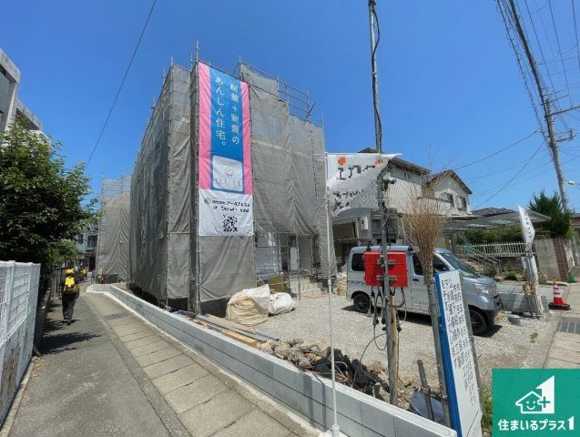亀岡市河原町　第2期　新築一戸建ての外観|現在の進捗状況です！順調に作業進行中、完成が待ち遠しいです！詳細の間取り等、お気軽にお問い合わせください！