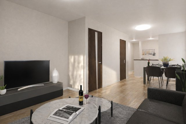 城西町の完成予想図|―LDK20.11帖パース― 新築参考プラン/建物価格2300万円、建物面積97.61m2