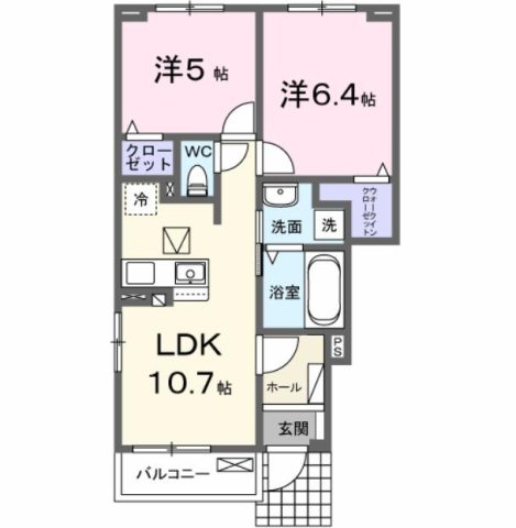 【間取り】 | クラール倉治Ｅ
