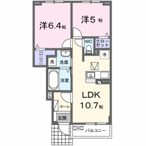 【間取り】 | クラール倉治Ｄ