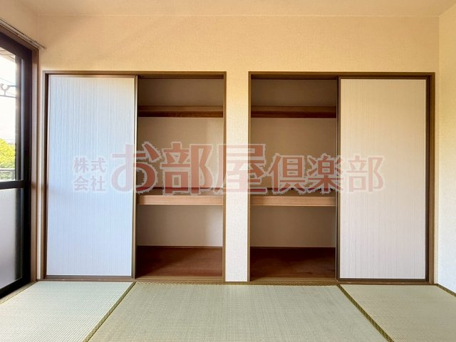 バティール西小森野　B棟の和室|畳の上でゆっくりとくつろげる和室です