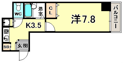 プレサンス神戸メリケンパーク前の間取り