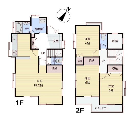 【間取り】 | 狭山市広瀬東　中古
