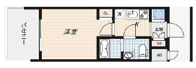 LUMINOUS桜川(旧:アーバンパーク難波)の間取り