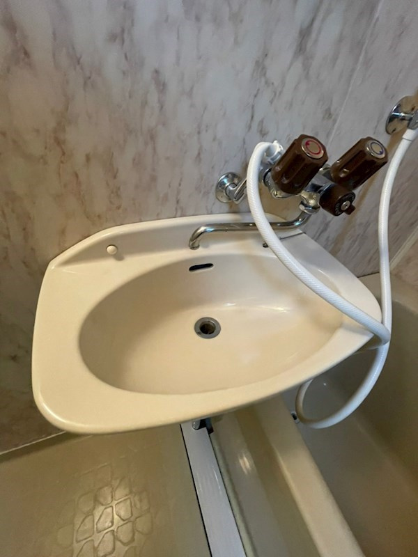 普茶マンションの洗面所