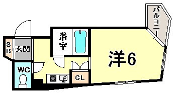 普茶マンションの間取り