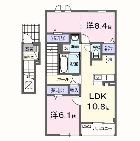 【間取り】 | クラール倉治Ｃ