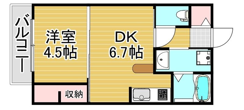 ウィステリア桜坂ヒルズの間取り