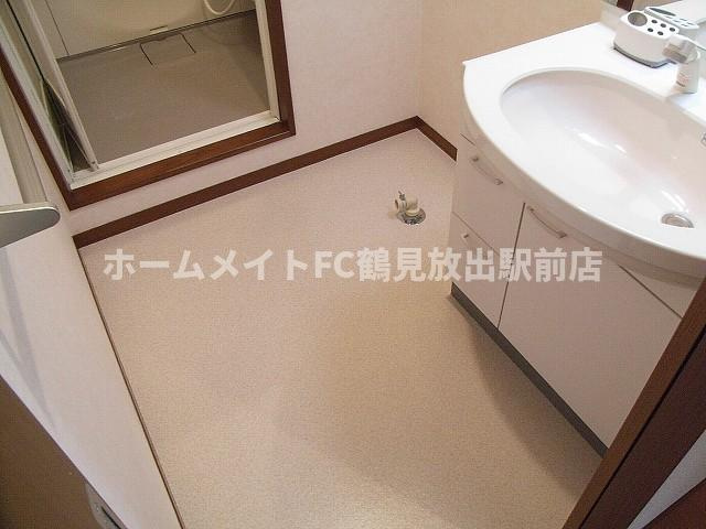 大阪市城東区鴫野西３丁目のハイツの洗面所