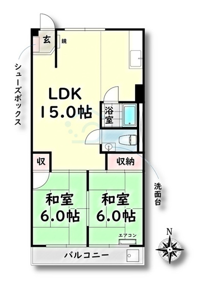 【間取り】 | 本城ビル【名古屋市賃貸・RC造】