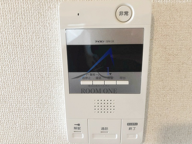 カーサフローラ のセキュリティ|モニター付インターホンです。