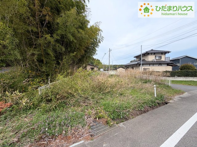 双葉郡浪江町大字苅宿字鹿畑　売地の前面道路含む現地写真