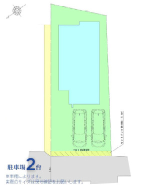 藤沢市鵠沼海岸　新築戸建　全1邸の区画図