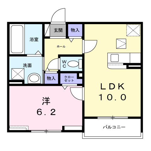 【間取り】 | エスポワール