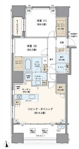 【間取り】 | グランドヒルズ南青山