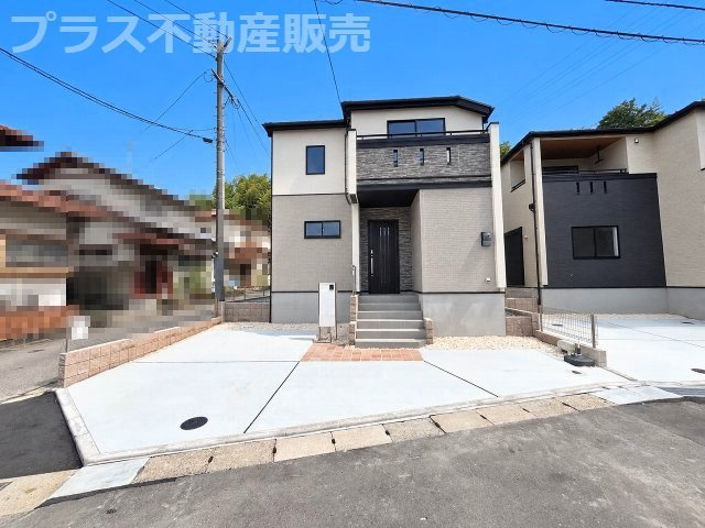 【外観】 | 大野城市乙金東3丁目　2号棟（全3棟）【仲介手数料無料・0円】 | 現地写真。同じ物件を見るなら、プラス不動産販売にお任せ下さい。