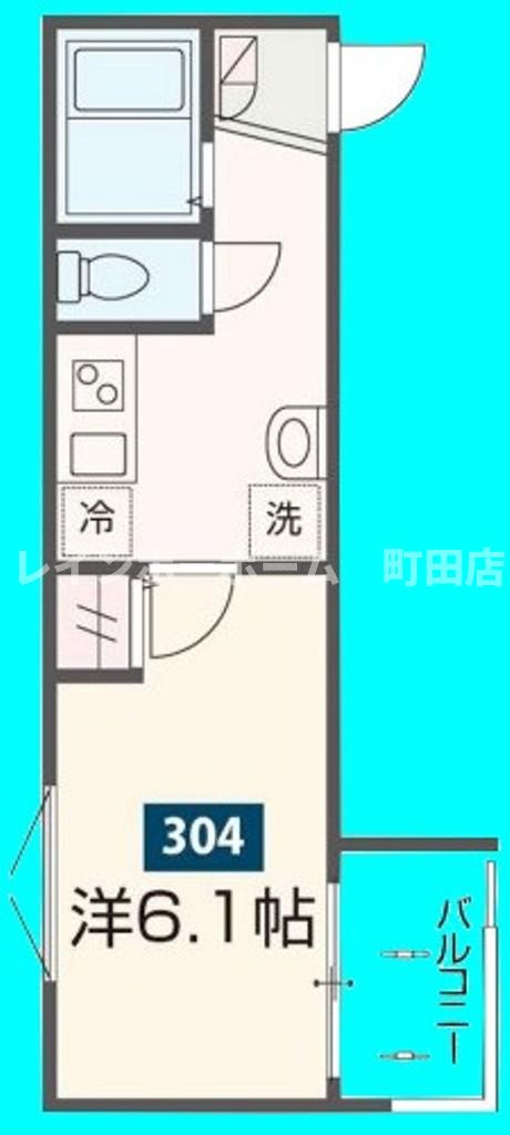 MELDIA上溝※初期費用分割あと払いサービス利用可能物件の間取り