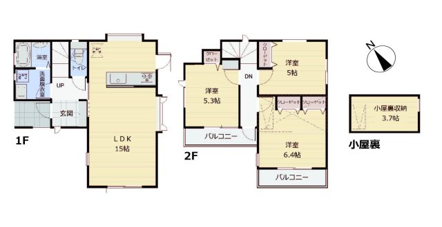 【間取り】 | 入間市東町　新築