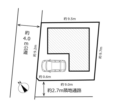 【区画図】 | 入間市東町　新築