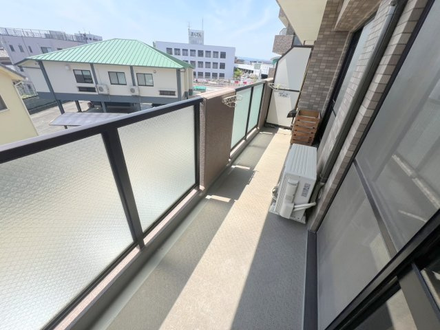 ライオンズマンション奈良のバルコニー