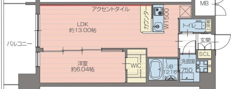 プレジオ梅田の間取り