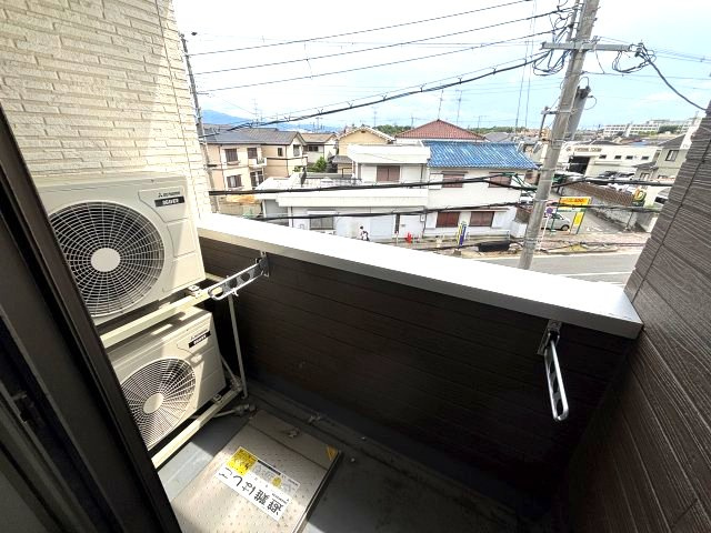 e-house 羽曳野のバルコニー