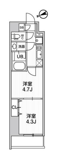 【間取り】 | ＴＡＳＵＫＩ　ＲＩＣＨＥＳＳＥ　ＫＡＭＡＴＡ | 間取り図 