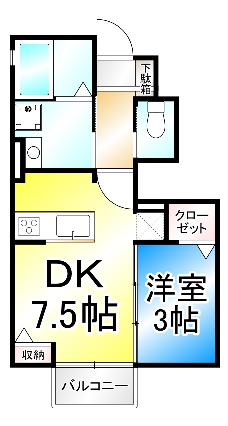 ヴィラ・飯綱の間取り